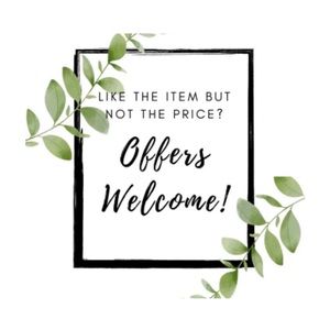 Don't be shy, make me an offer!😉